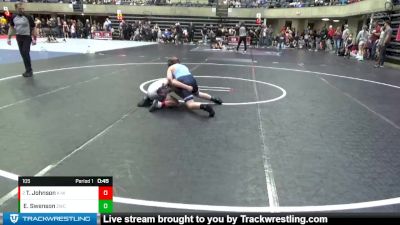 105 lbs Round 2 - Trevin Johnson, K-W vs Ethan Swenson, Zimmerman Wrestling Club