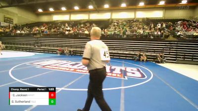 106 lbs Champ. Round 1 - Caleb Jackson, Maple Mountain vs Gabe Sutherland, Tooele