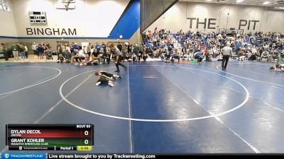 60 lbs Champ. Round 2 - Dylan DeCol, Uintah vs Grant Kohler, Wasatch Wrestling Club