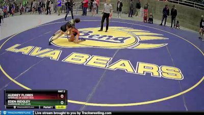 79 lbs Round 3 - Audrey Flores, Warriors Of Christ WOC vs Eden Ridgley, Harrisburg Mat Club