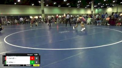 132 lbs Round 1 (16 Team) - Chase Utley, Sunbear Wrestling vs Troy Carroll, Tallahassee War Noles