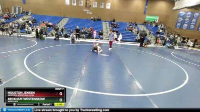 52-56 lbs Round 2 - Houston Jensen, Aviators Wrestling Club vs Beckham Westenskow, Westlake