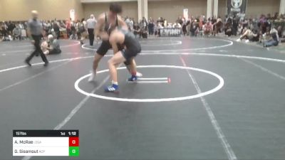 157 lbs Round Of 64 - Alastar McRae, Legacy WC vs Gavin Sisamout, Acp Wc