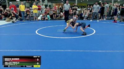 52 lbs Round 5 (8 Team) - Kellen Priolo, Terps Xpress ES vs Brock Barber, Seagull