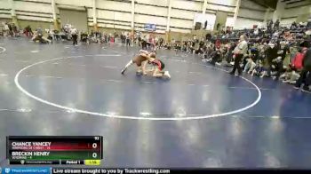 92 lbs Champ Round 1 (16 Team) - Chance Yancey, Warriors Of Christ vs Breckin Henry, Wyoming