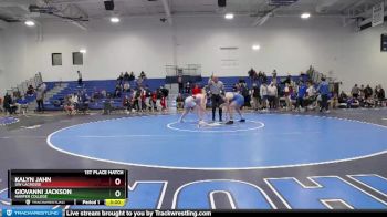 184 lbs 1st Place Match - Kalyn Jahn, UW Lacrosse vs Giovanni Jackson, Harper College