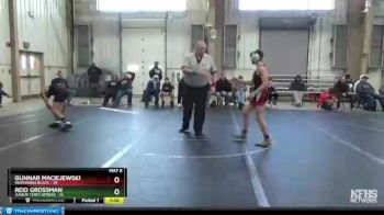 110 lbs Round 2 (6 Team) - Reid Grossman, Junior Terps Xpress vs Gunnar Maciejewski, Warhawks Black