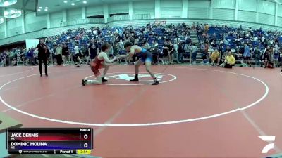 132 lbs Cons. Round 2 - Jack Dennis, PA vs Dominic Molina, NE