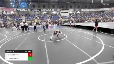 69 lbs Round Of 16 - Carter Faczak, Bennett Wrestling Club vs Jace Brackett, Badlands Elite