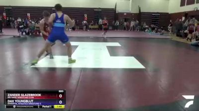 16U-10 lbs Rr3 - Zander Glazebrook, Big Game Wrestling Club vs Dax Youngblut, Immortal Athletics Wrestling C