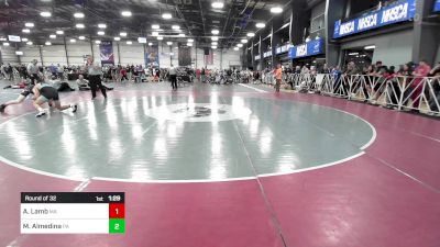 132 lbs Round Of 32 - Aydin Lamb, MA vs Matthew Almedina, PA