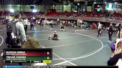 65 lbs Cons. Round 4 - Trever Hodges, Wahoo Wrestling Club vs Hudson Hebda, MWC Wrestling Academy