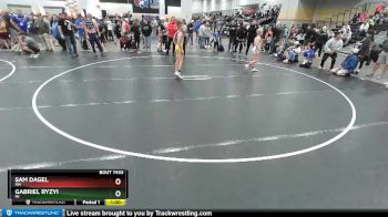 82 lbs Cons. Round 4 - Sam Dagel, MN vs Gabriel Ryzyi, MI