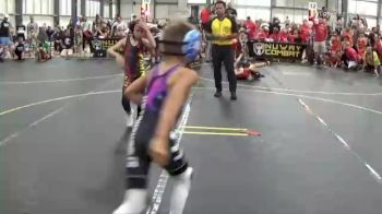 56 lbs Round 1 (6 Team) - Kai Hughes, The Funky Singlets Yellow vs Brody Verch-Brown, Untouchables Black