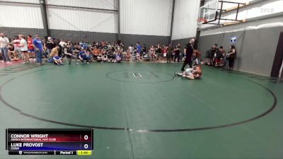 83 lbs 2nd Place Match - Connor Wright, Askeo International Mat Club vs Luke Provost, COWA