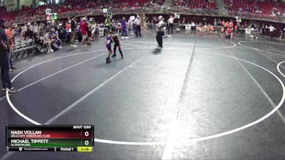 40 lbs Round 4 - Michael Tippett, GI Grapplers vs Nash Vollan, Falls City Wrestling Club