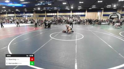 62 lbs Consi Of 8 #2 - Crew Downing, Wyoming Undergound vs Caden Hernandez, Bear WC