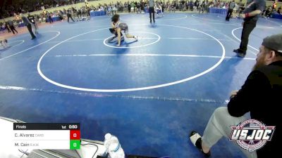 92 lbs Final - Camila Alvarez, Cardinal Wrestling Club vs Michkel (Prince) Cain, R.A.W.