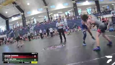 140 lbs Round 1 (6 Team) - Justin Thomas, Mat Rats vs Clay Nelson, The Untouchables Purple