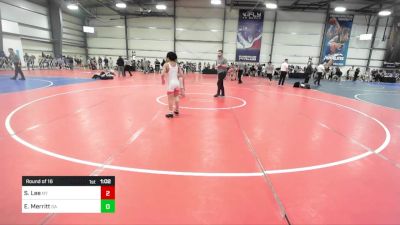 80 lbs Round Of 16 - Spencer Lee, NY vs Elijah Merritt, GA