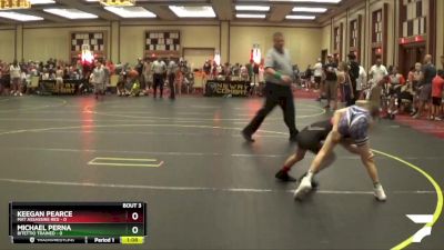 67 lbs Round 1 (6 Team) - Michael Perna, Bitettio Trained vs Keegan Pearce, Mat Assassins Red