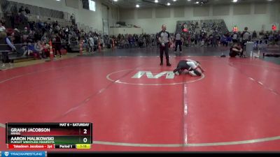 95 lbs Cons. Round 3 - Aaron Malikowski, Pursuit Wrestling Minnesota vs Grahm Jacobson, NRHEG