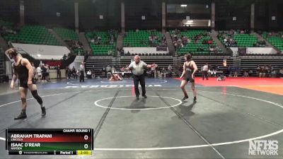 160 lbs Champ. Round 1 - Abraham Trapani, Lincoln vs Isaac O`Rear, Hayden