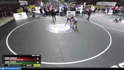 106 lbs Cons. Round 2 - Jose Casas, Scotsmen Wrestling Club vs Jake Agolia, Team So Cal Wrestling Club