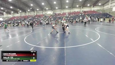 126 lbs Quarterfinal - Zack McCann, Timpanogos Wrestling vs Dallin Yee, Champions Wrestling Club