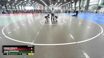 48 lbs Rd# 6- 9:00am Saturday Final Pool - Anaiah Peralta, Team New Mexico vs Ziyan Muhammad, Olympia