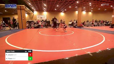 67-70 lbs Semifinal - Reid Joyce, Buccaneer Wrestling vs Hunter Flom, Best Trained