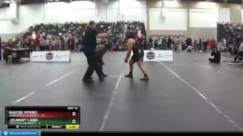 191 lbs Semis & Wb - Journey Land, Limestone University vs Kaycee Fitero, Lindenwood University