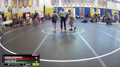 106 lbs Round 6 (8 Team) - Ayden Felix, Team Osceola Wrestling Club vs Zaiden Rodriguez, Altamonte WC