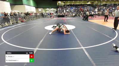 138 lbs Round Of 128 - Cole Gros, LA vs Noah Kochman, NJ