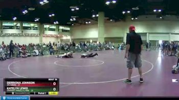 185 lbs Round 4 (10 Team) - Derriona Johnson, STL Green vs Katelyn Lewis, Charlie`s Angels-IL Pink