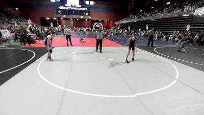 109 lbs Quarterfinal - Jaiden Bady-Saya, Bear Creek Jr. WC vs Grady Haney, Havre WC