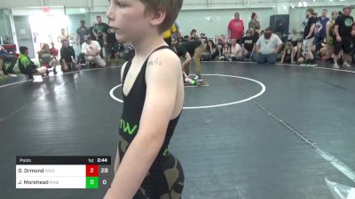 55 lbs Pools - Oscar Ormond, Ares W.C. (MI) vs Jaxon Morehead, Mineral Wells Bulldawgs