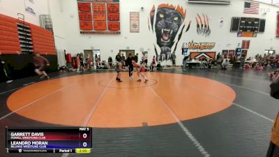 106 lbs Round 3 - Garrett Davis, Powell Wrestling Club vs Leandro Moran, Billings Wrestling Club