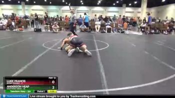 132 lbs Round 3 (8 Team) - Anderson Heap, Southside Mafia vs Luke Francis, Beebe Trained
