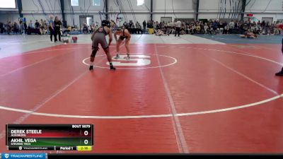 Elite 125 lbs Quarterfinal - Derek Steele, Augsburg vs Akhil Vega, Stevens Tech