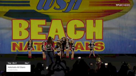 Hotshots All Stars - Crystal Cuties [2022 Tiny--Div 2 Day 1] 2022 WSA Beach Nationals