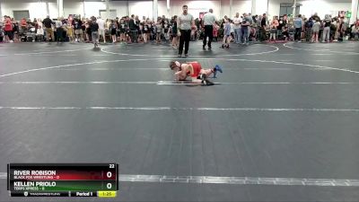 48 lbs Round 1 (8 Team) - River Robison, Black Fox Wrestling vs Kellen Priolo, Terps Xpress