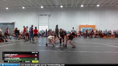 66 lbs Round 2 - Jasen Rapley, Dixie Hornets vs Charles Dosier, Team Bear Wrestling Club