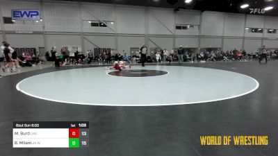 84 lbs Semifinal - Max Burd, LWA 12U vs Benjamin Milam, Untouchables 12u White