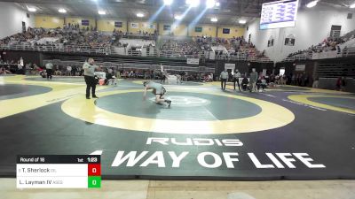 144 lbs Round Of 16 - Tyson Sherlock, Gilman School vs Lawrence Layman IV, All Saints Episcopal