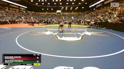 6A - 106 lbs Quarterfinal - Damarie Martin, Wichita-North vs Braydon Pacheco, Garden City