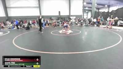 136 lbs Cons. Semi - Gavin Frei, Askeo International Mat Club vs Sylis Dinwiddie, Pioneer Grappling Academy