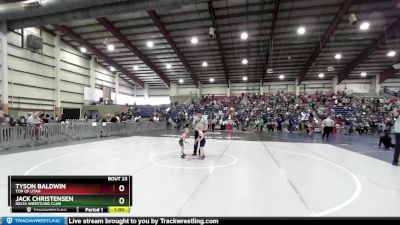 43 lbs Quarterfinal - Jack Christensen, Delta Wrestling Club vs Tyson Baldwin, Top Of Utah