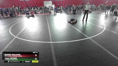 56 lbs Quarterfinal - Tagg Hefner, TJ Trained Wrestling vs Bowen Williams, Team Nazar Training Center