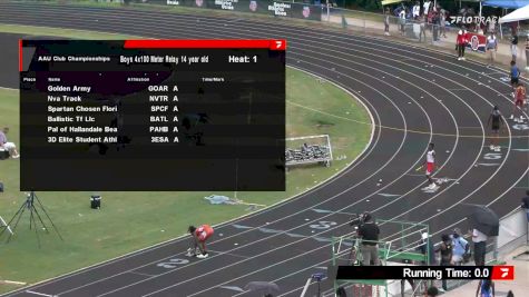 Youth Boys' 4x100m Relay, Semi-Finals 1 - Age 14